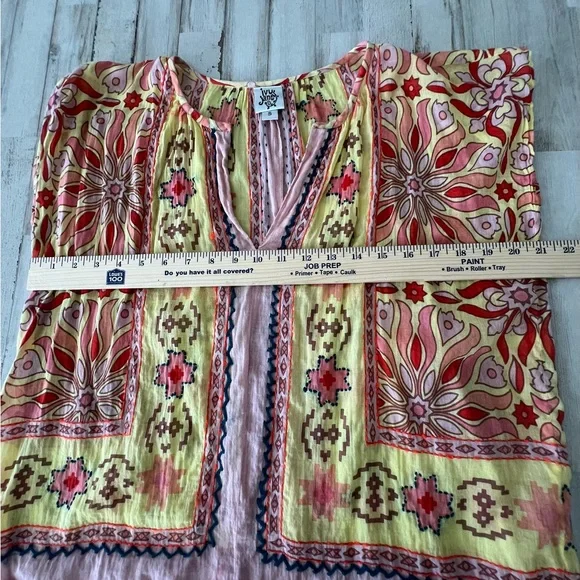 Ivy Jane Beautiful Lightweight Blouse With Tassels Size S - Picture 2 of 7